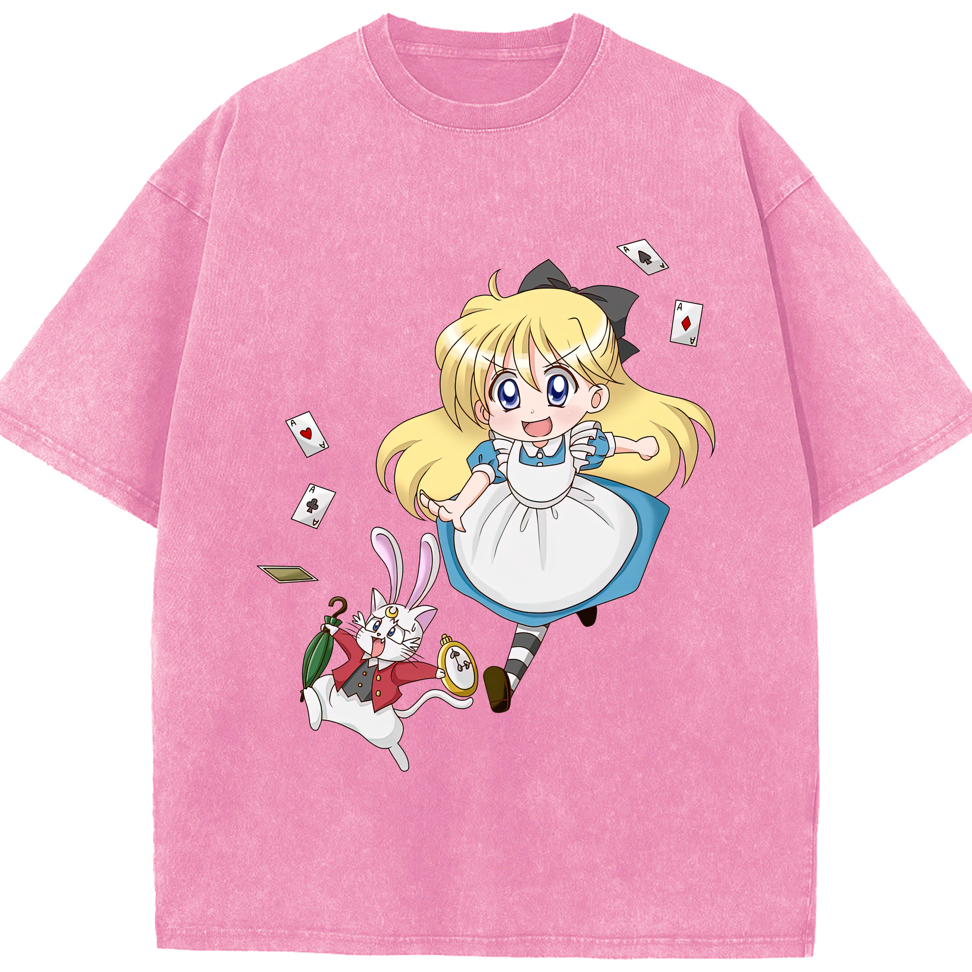 （画像用） 美少女戦士セーラームーン 愛野 美奈子 あいの みなこ Sailor Moon Aino Minako 綿100% ヴィンテージ風 半袖Tシャツ（フロントプリント）